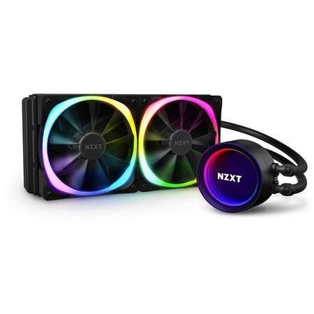 NZXT NZXT RL-KRX53-R1 240 mm Kraken X53 ARGB CPU AIO Liquid Cooler with AER RGB Fan RL-KRX53-R1